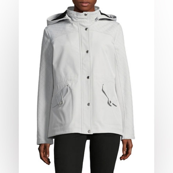 25. Weatherproof Quilted Soft Shell Anorak-SILVER-Medium - Picture 2 of 4